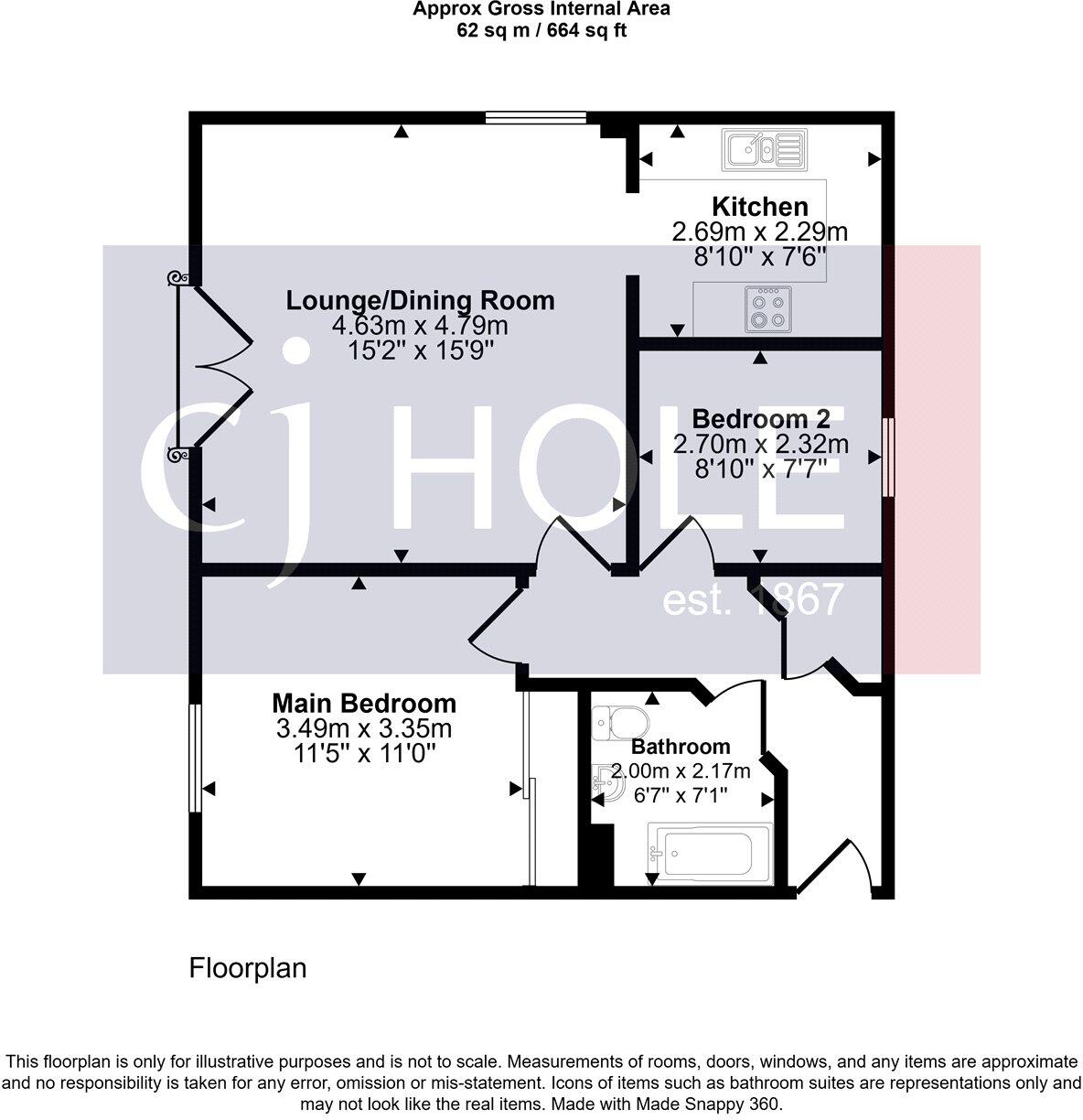 Boughton Way, Gloucester, GL4 floorplan