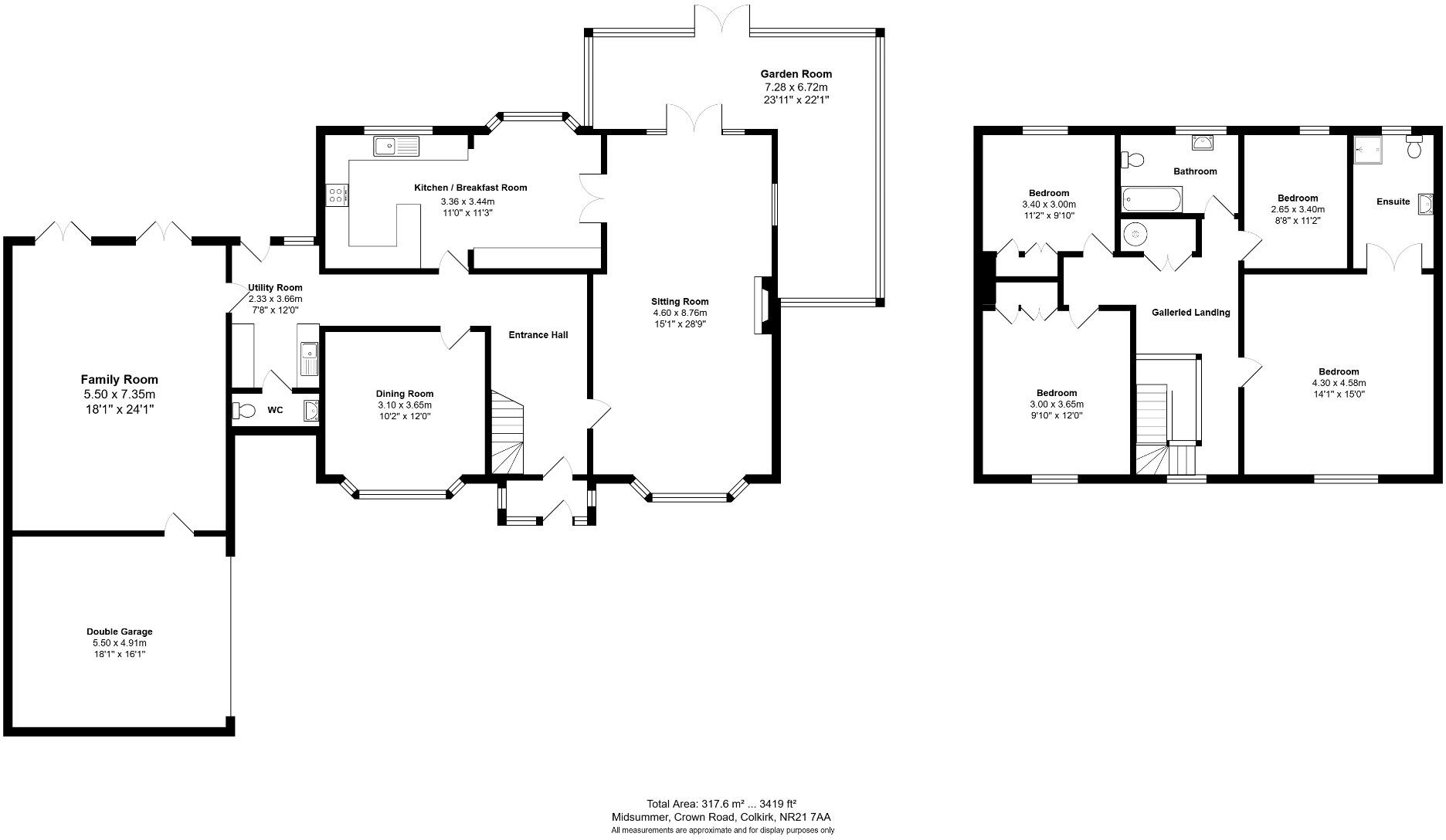 Crown Road, Colkirk floorplan