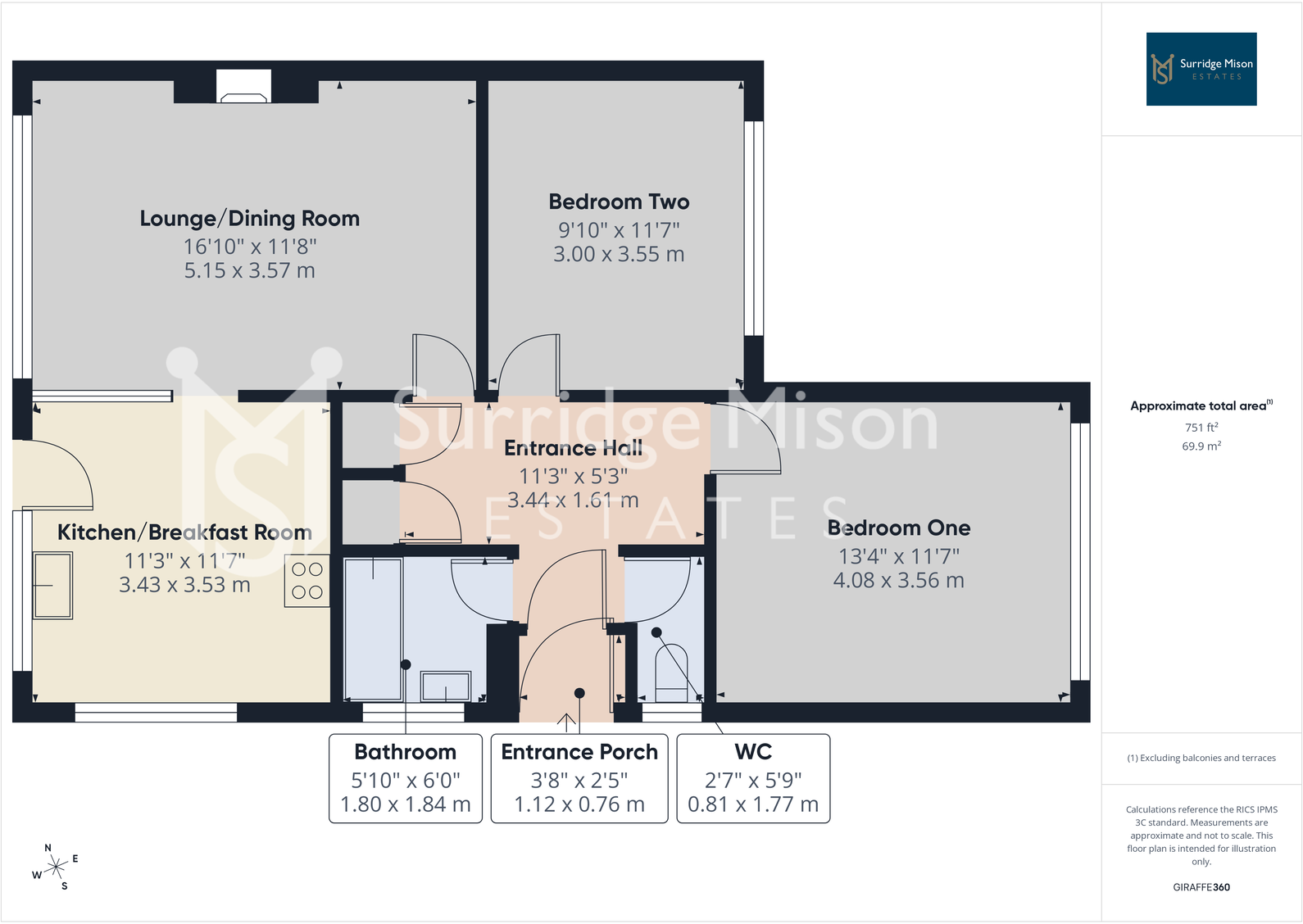 St. Johns Drive, Westham, Pevensey, East Sussex, BN24 floorplan