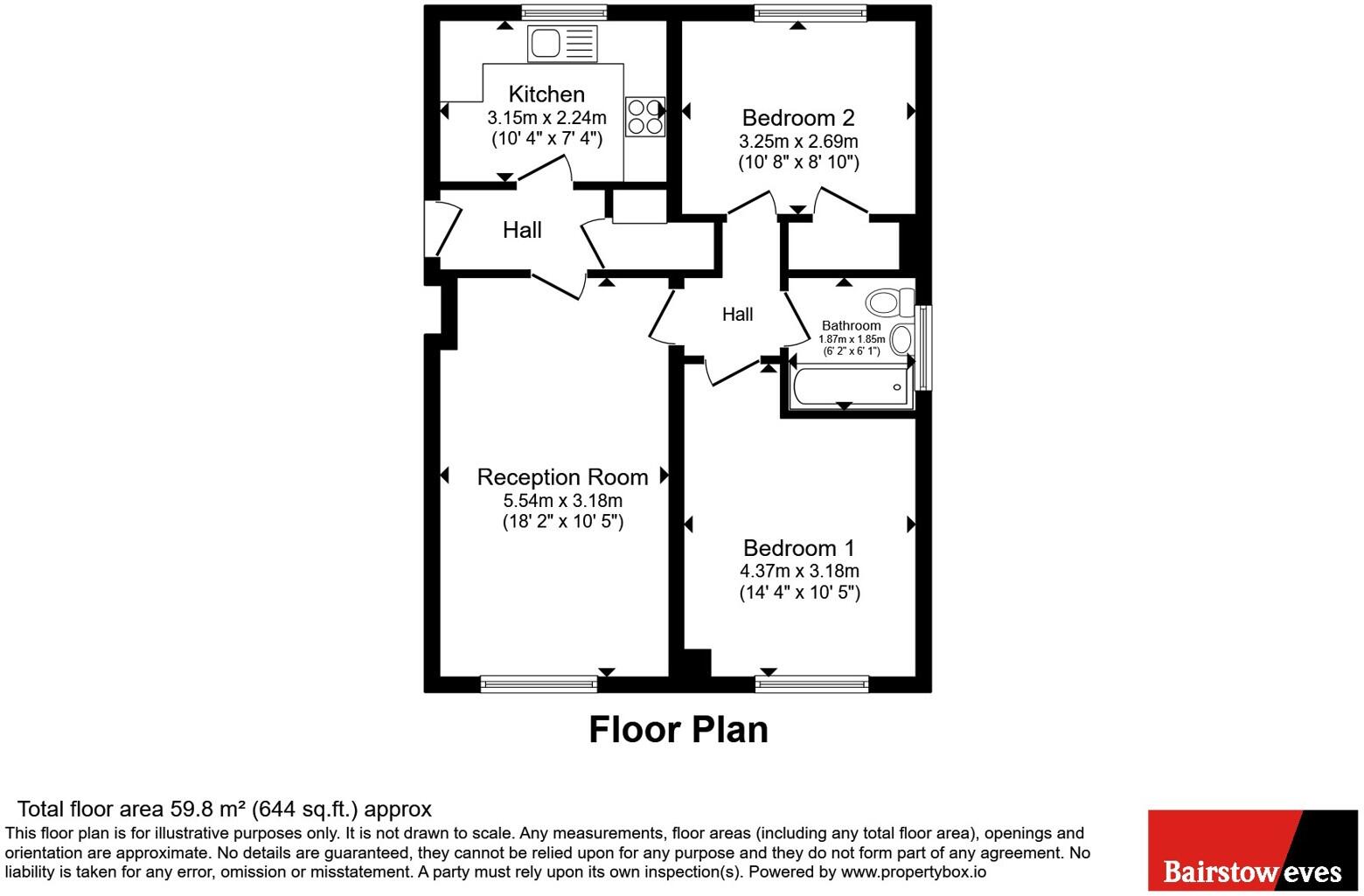 Hillside Road, Whyteleafe, Surrey, CR3 floorplan