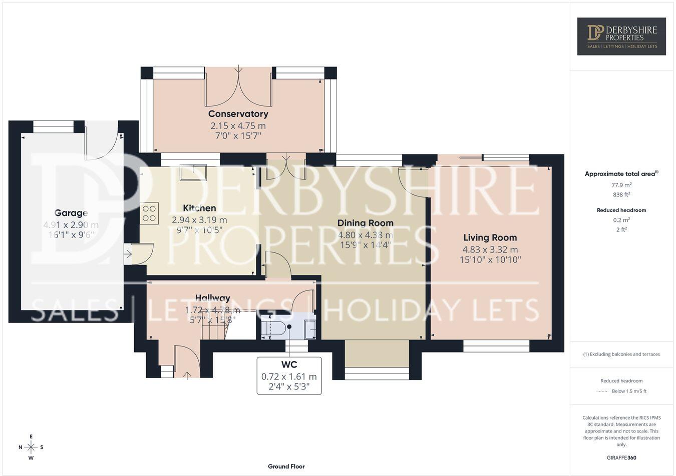 Cornfield Avenue, South Normanton, DE55 floorplan