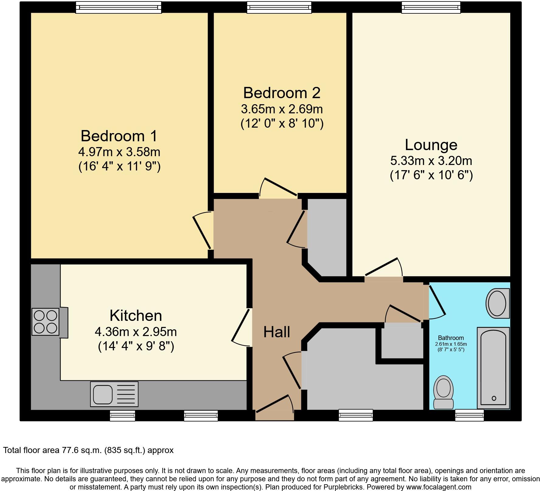 Cats Lane, Sudbury, CO10 floorplan