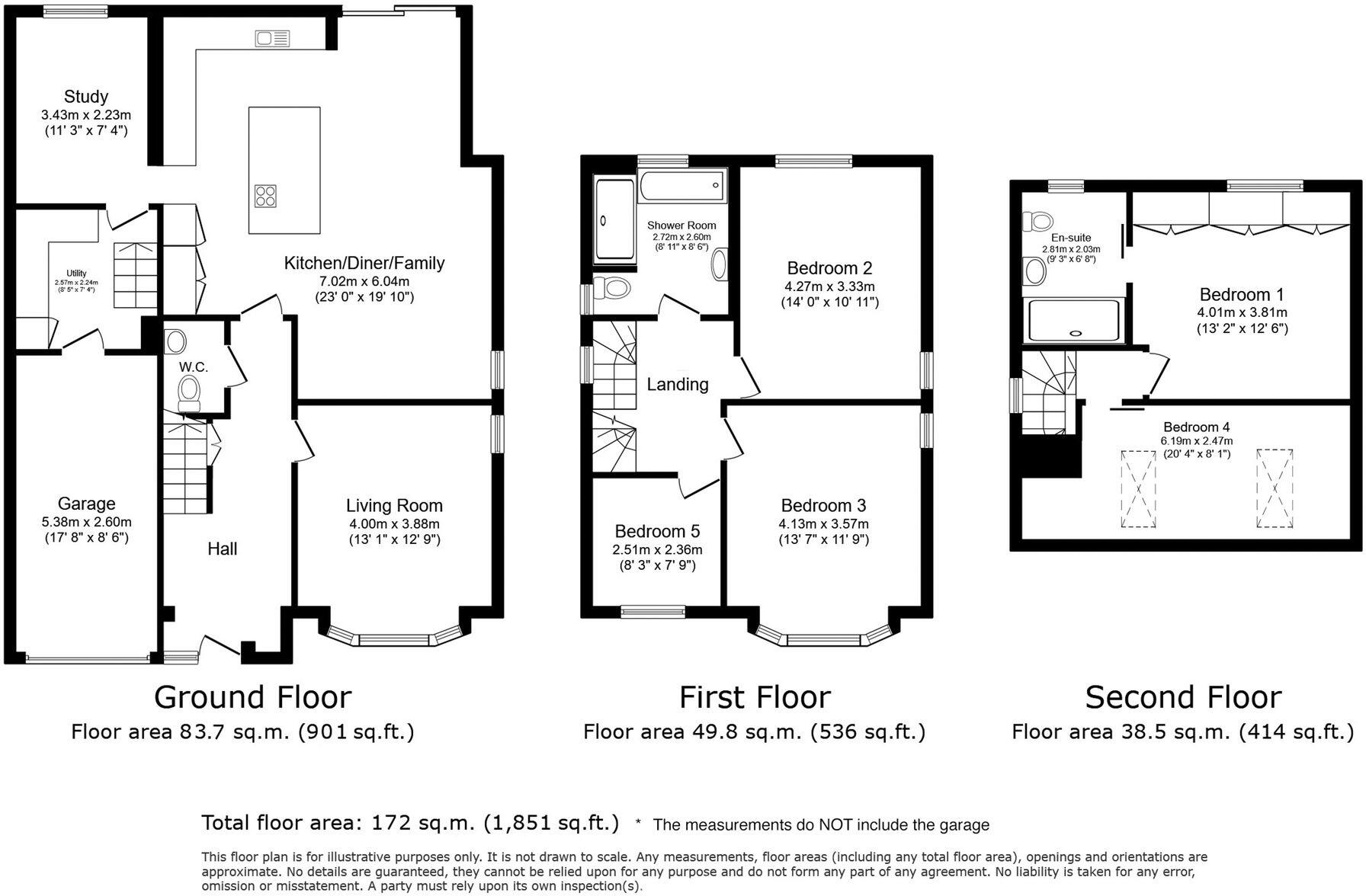 West Park Road, Leeds, LS8 floorplan