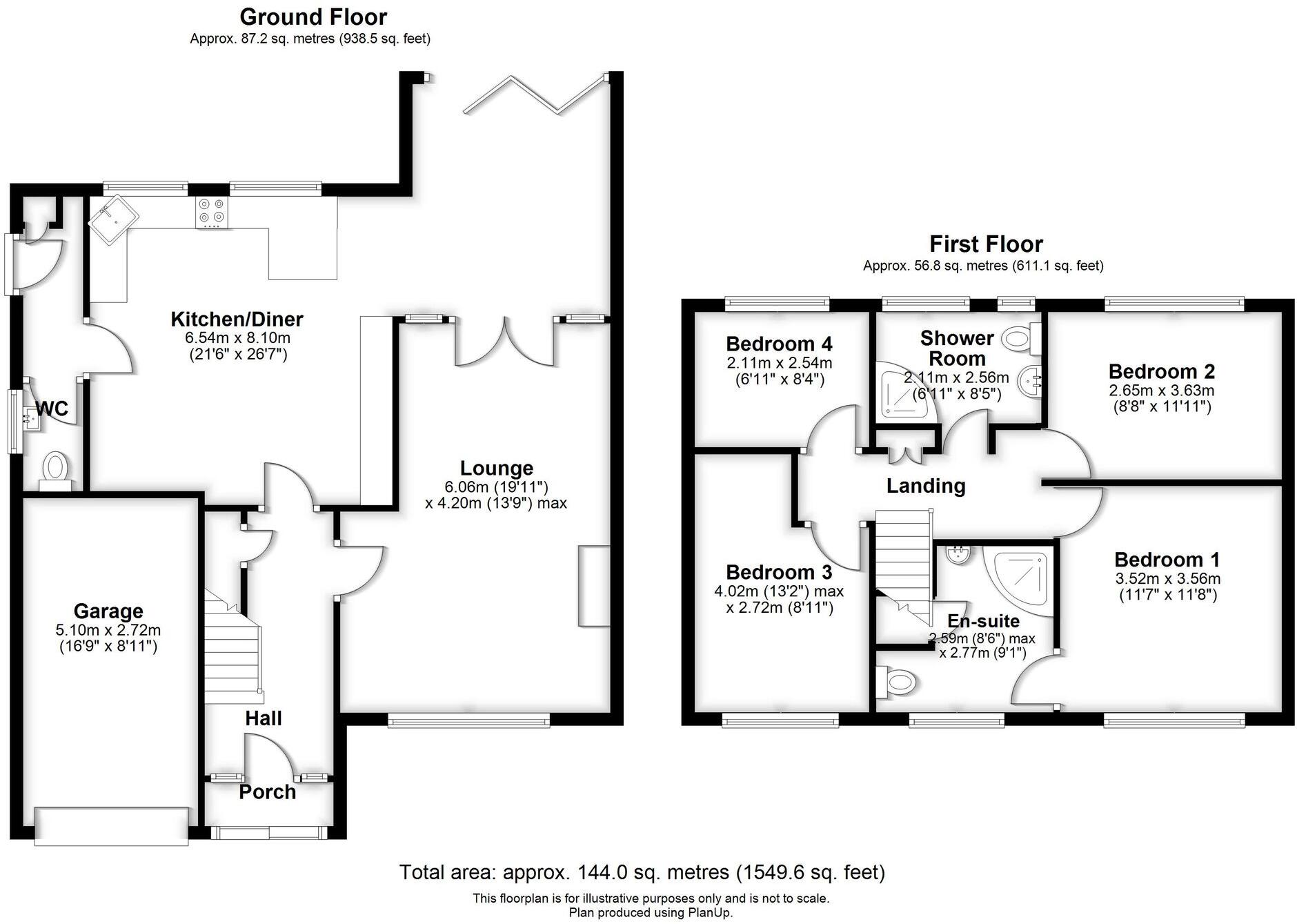 Wilcove, Skelmersdale, WN8 floorplan