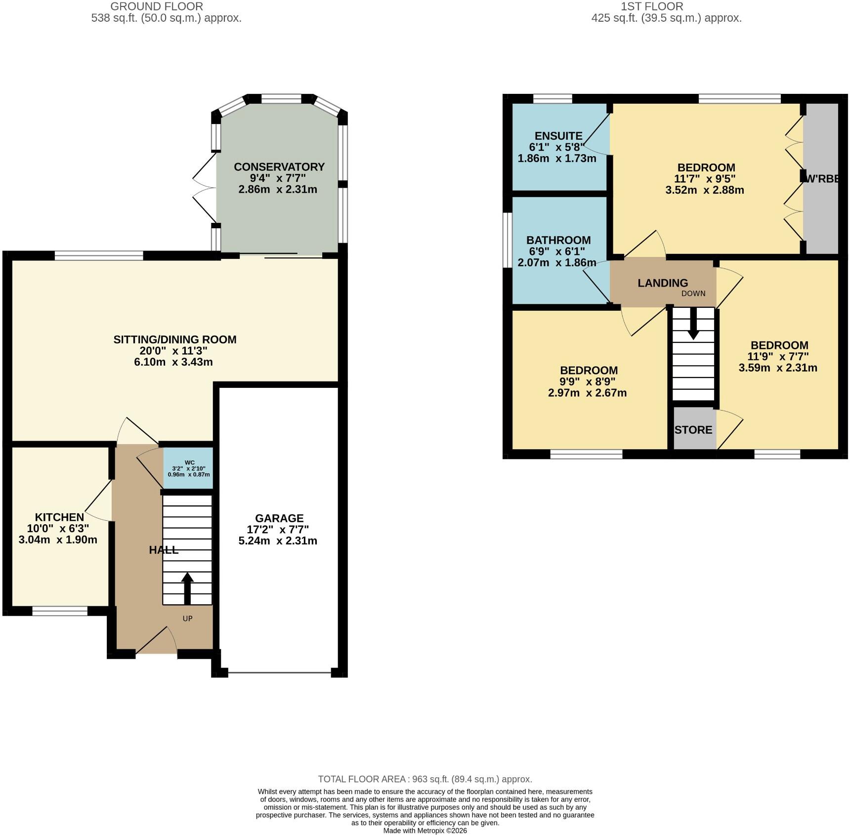 Bowler Road, Matlock, Derbyshire, DE4 floorplan