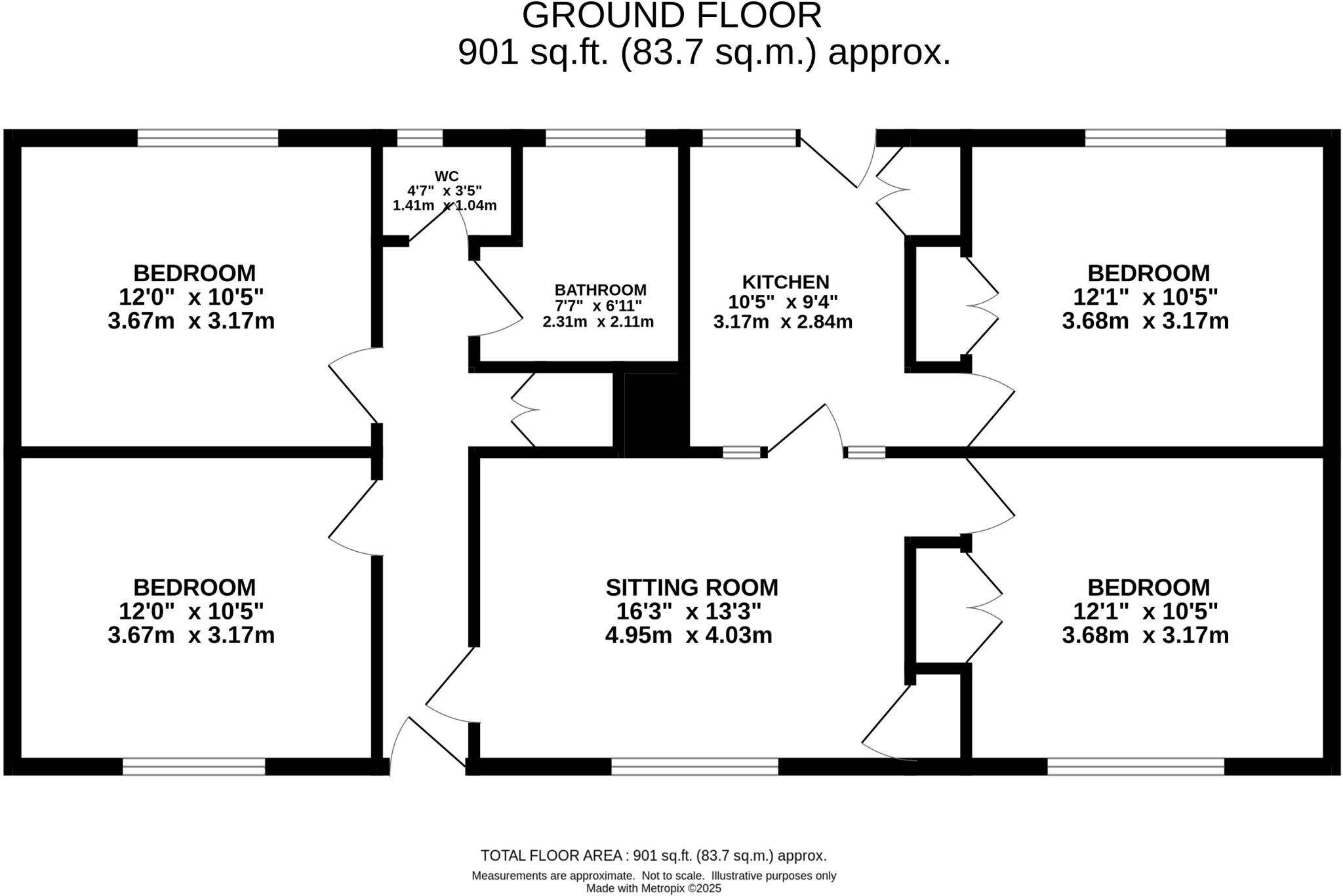 Stonebeck, 2 Cromer Road, Hainford, Norwich, Norfolk NR10 3AT floorplan
