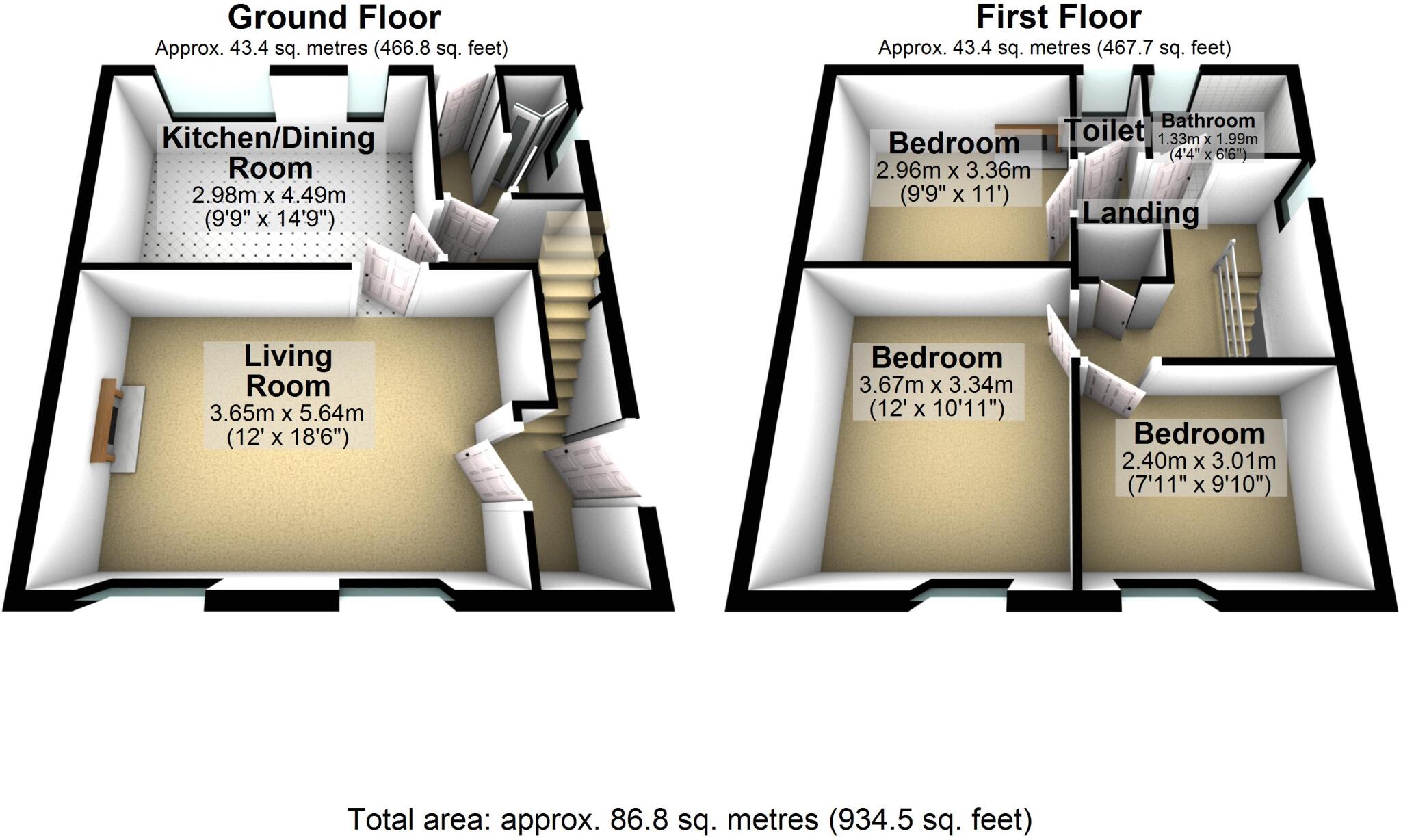Delamere Road, Rochdale, Greater Manchester, OL16 floorplan