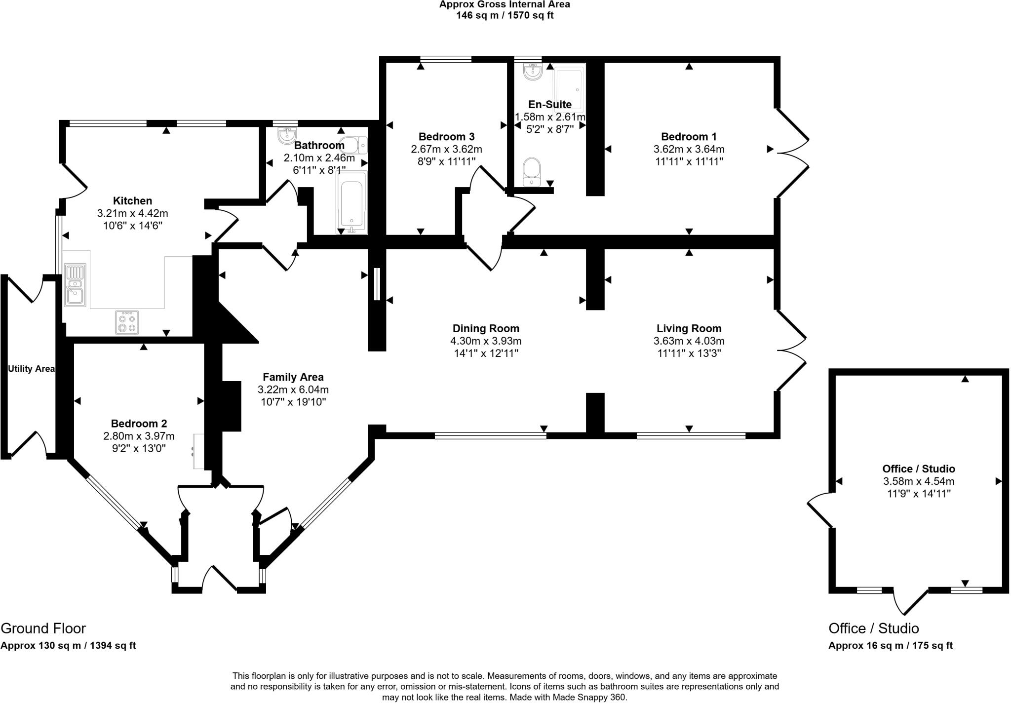Primrose Cottage, Sandhawes Hill, East Grinstead, West Sussex floorplan