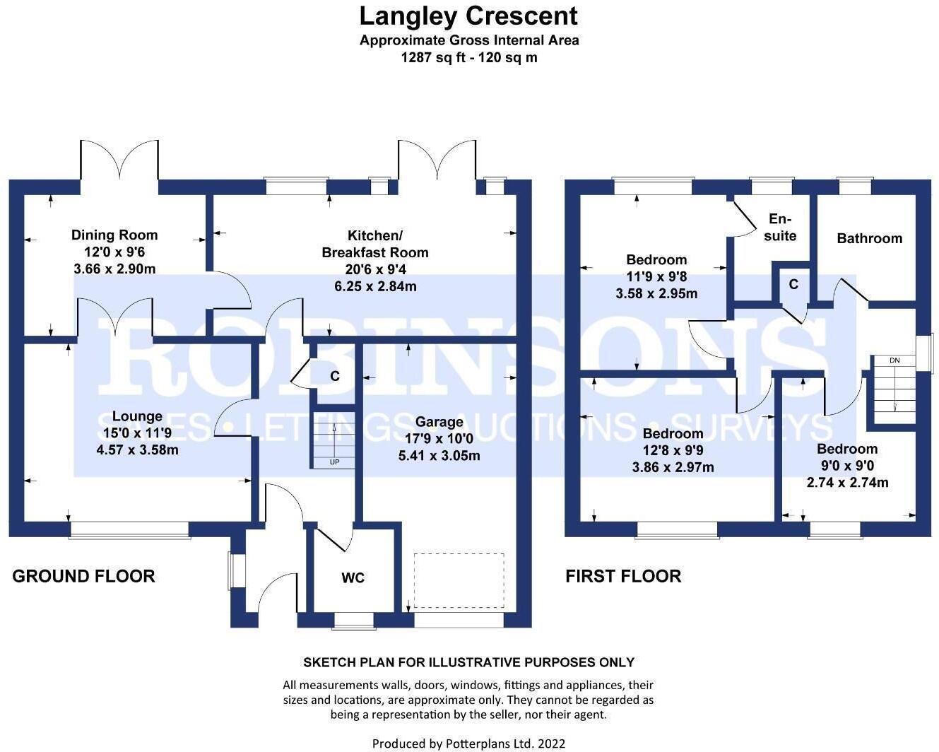 Langley Crescent, Langley Moor, Durham floorplan