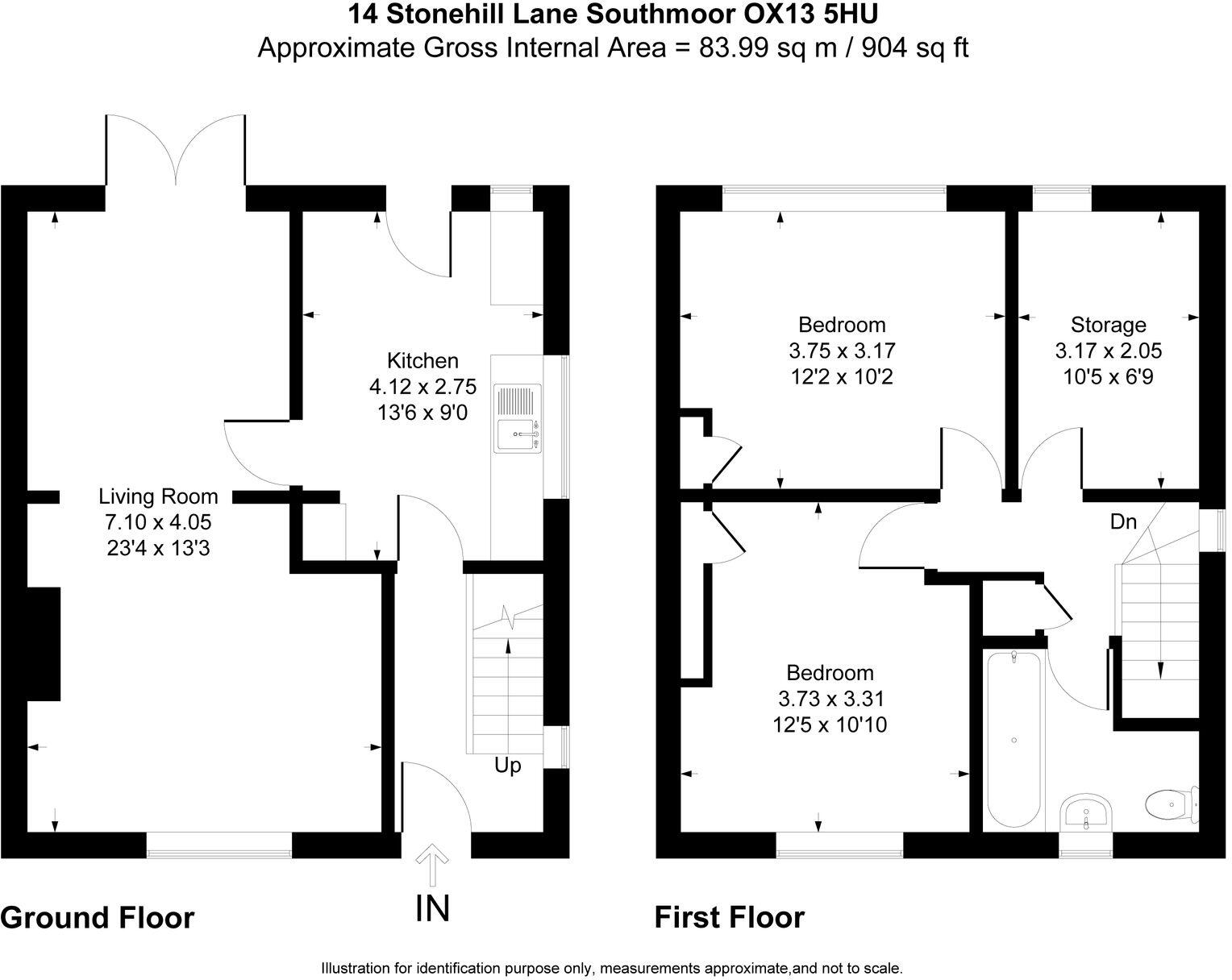 Stonehill Lane, Southmoor, OX13 floorplan
