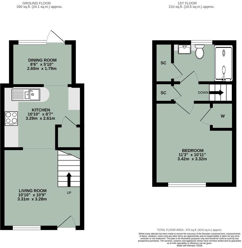 Fludger Close, Wallingford floorplan
