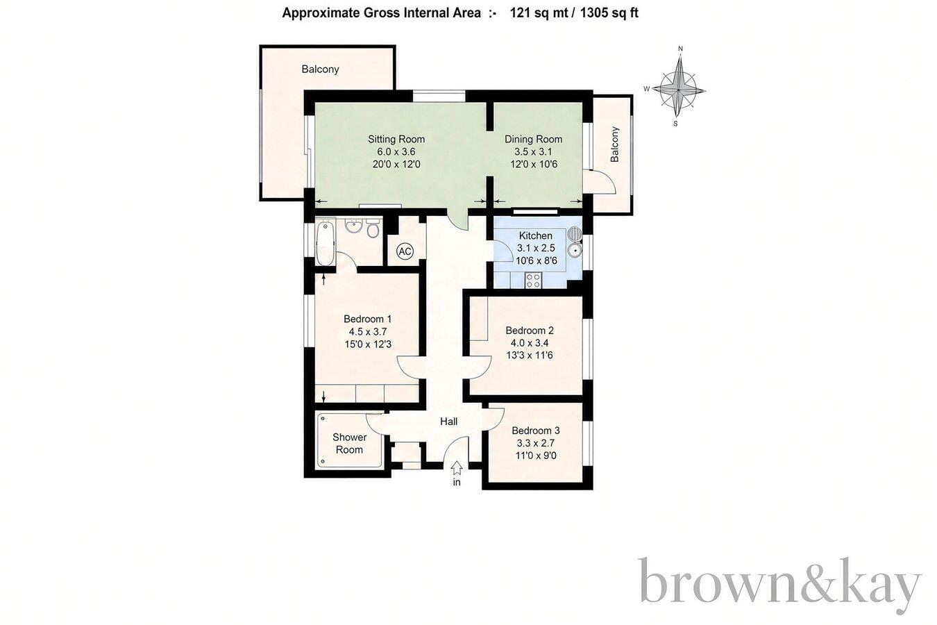 Russell Cotes Road, Bournemouth, BH1 floorplan