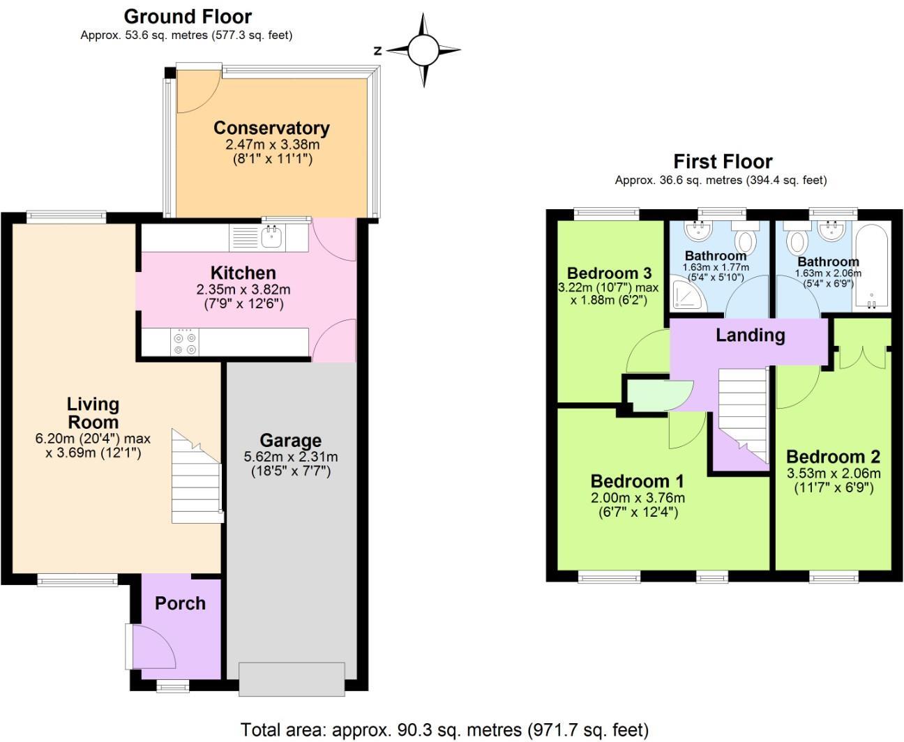 Heron Drive, Woodville, Swadlincote floorplan