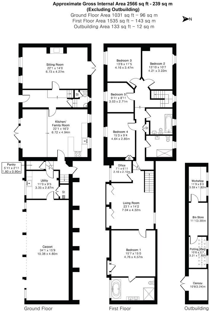 Nymet Tracey, Bow, Crediton floorplan