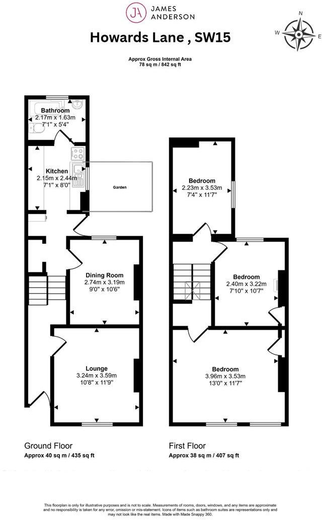 Howards Lane, London, SW15 floorplan