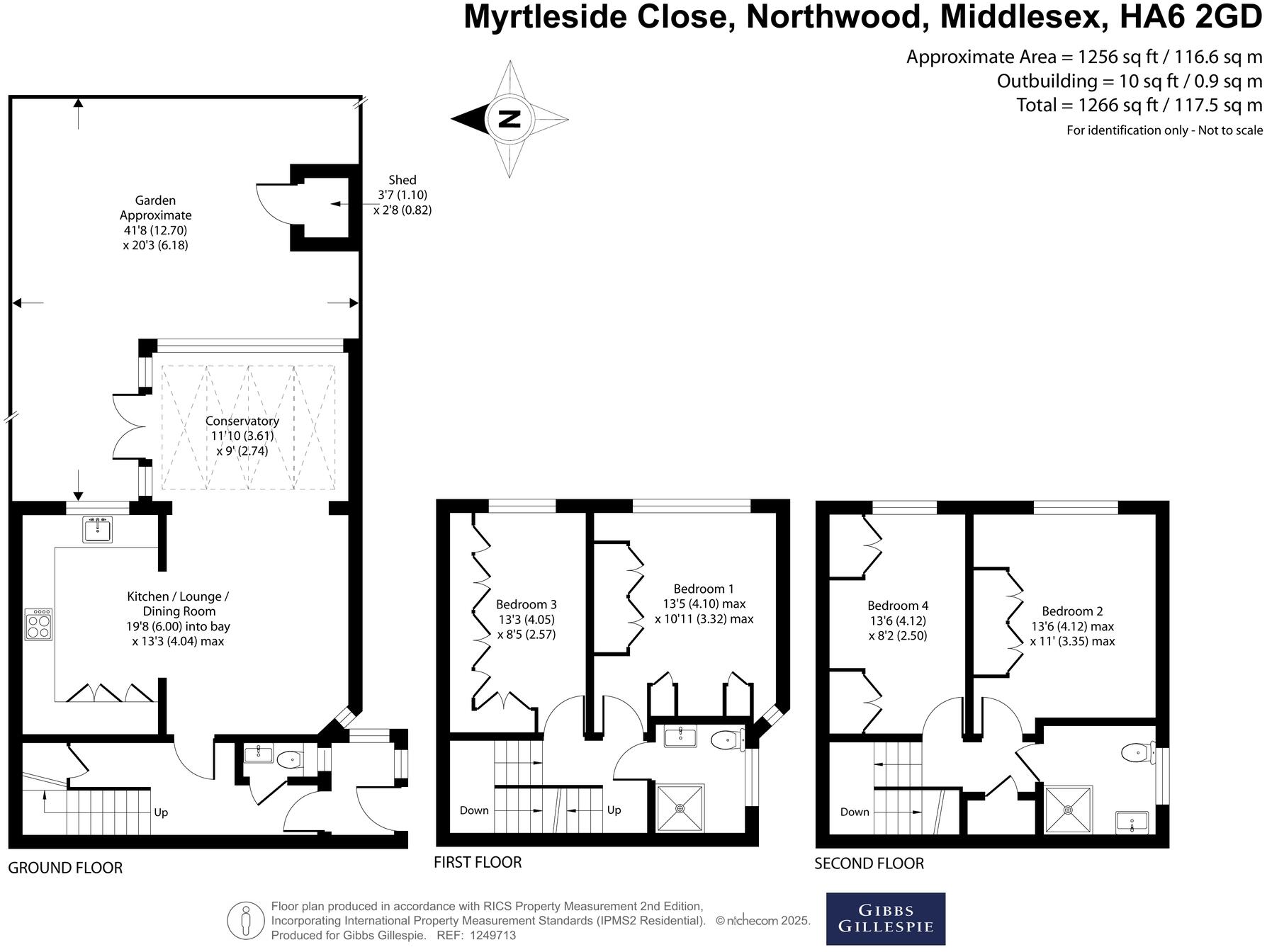 Myrtleside Close, Northwood, Middlesex floorplan