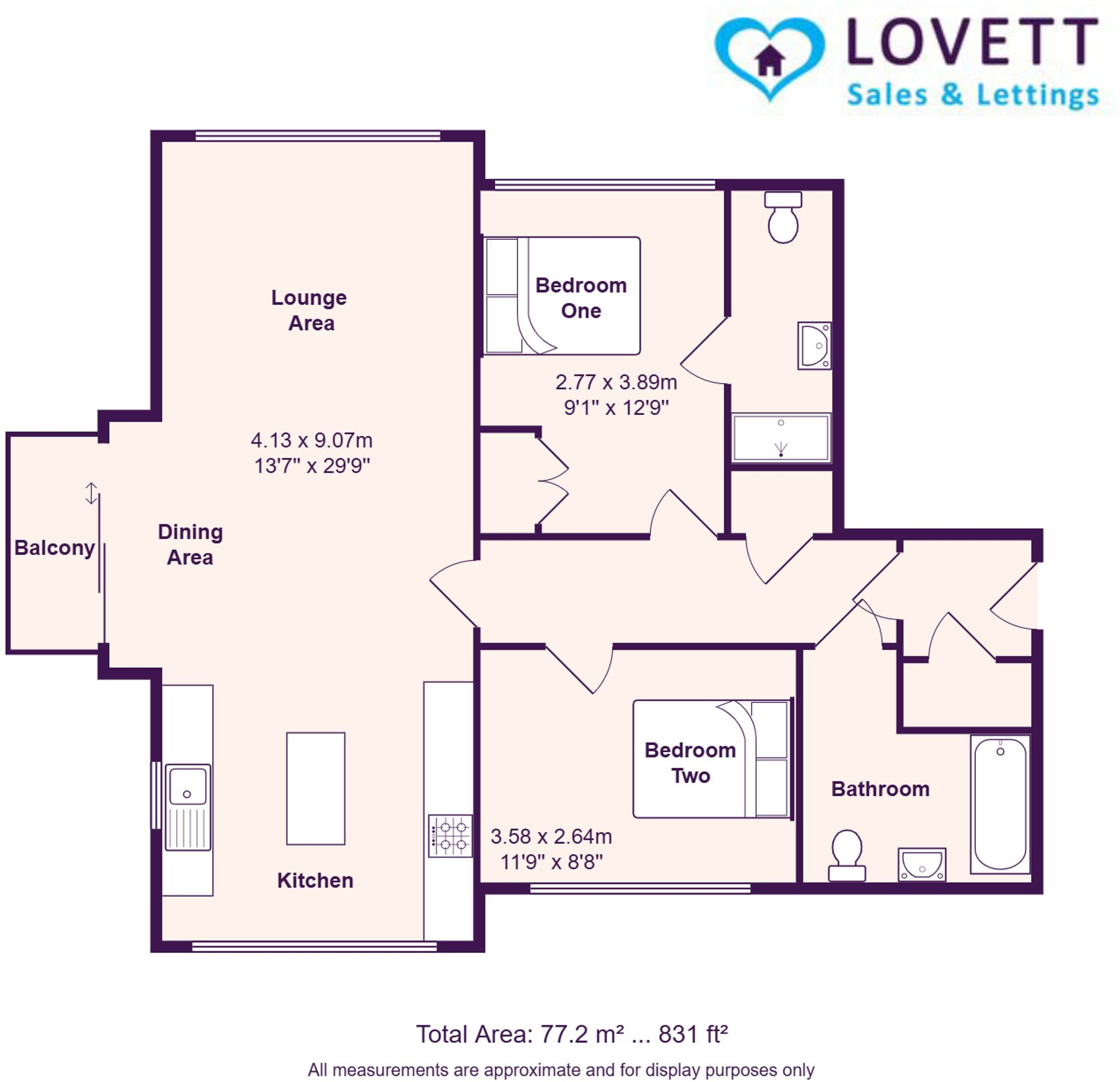 Flawn Way, Eynesbury, PE19 floorplan