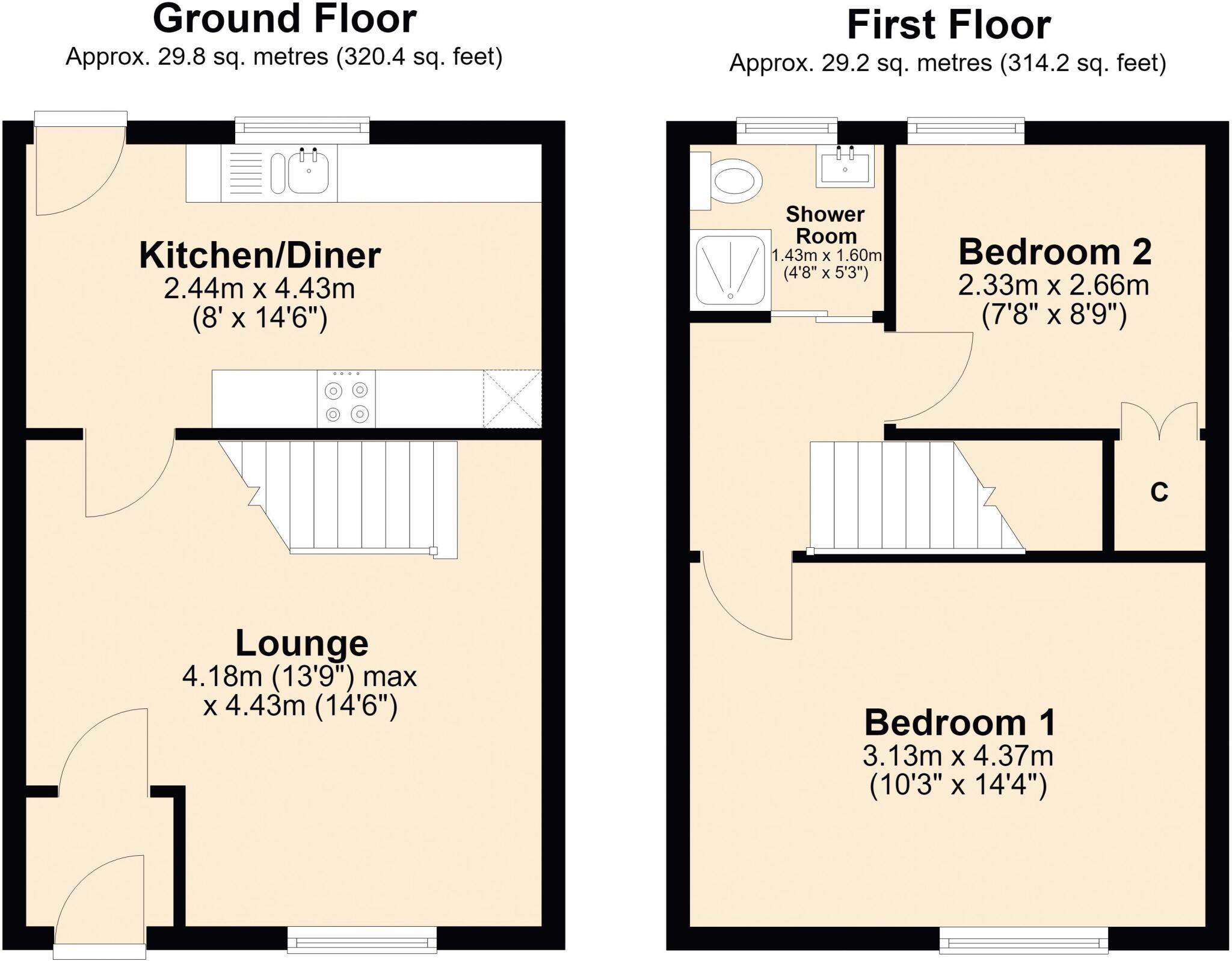 Huddersfield Road, Newhey, OL16 3QZ  floorplan
