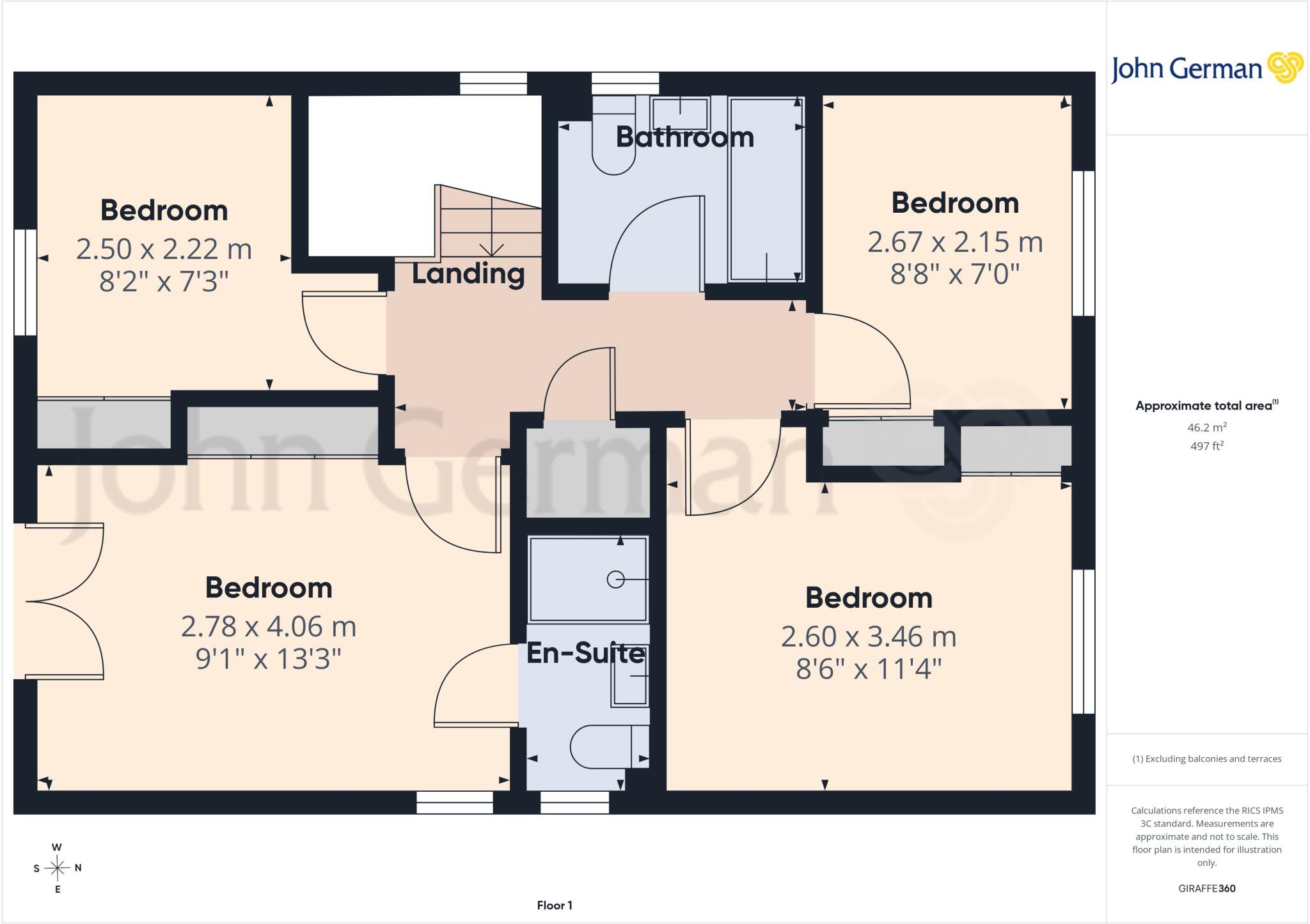 Moray Close, Church Gresley floorplan
