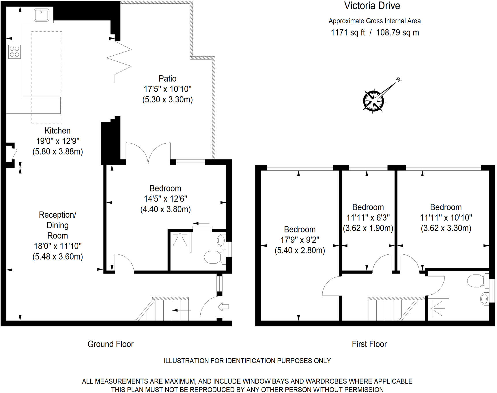 Victoria Drive, London, SW19 floorplan