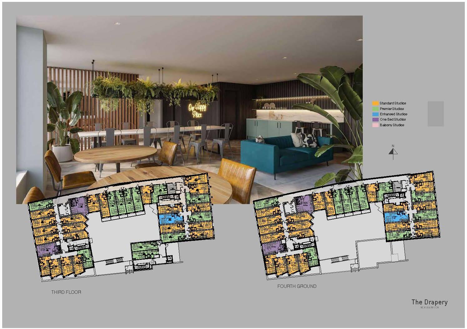 Zone Drapery, 33-39 Drapery, Northampton, NN1 floorplan