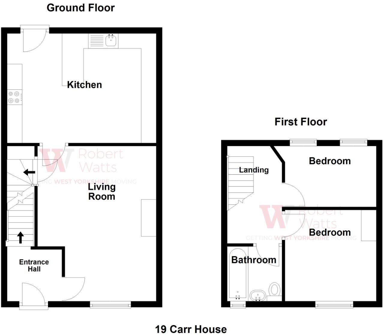 Carr House Road, Shelf, Halifax, HX3 floorplan