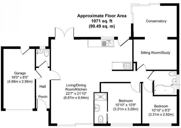 1, Little Dinas, Padstow, PL28 floorplan