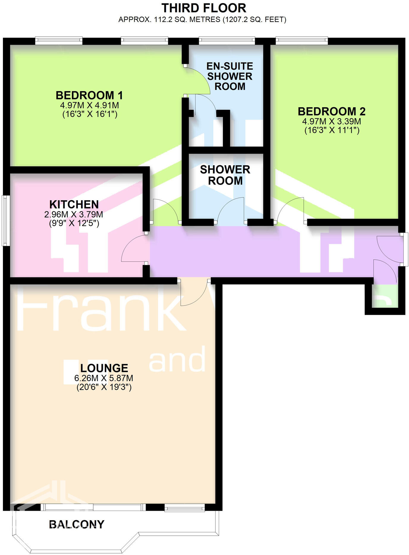 Flat 10, Sandhurst Court, 3-5 South Promenade, Lytham St. Annes, Lancashire floorplan