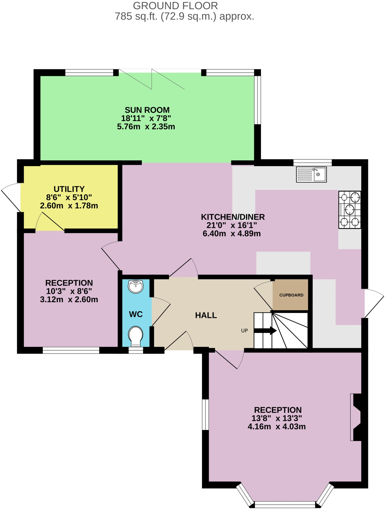 29 Weybourne Lea, Seaham floorplan