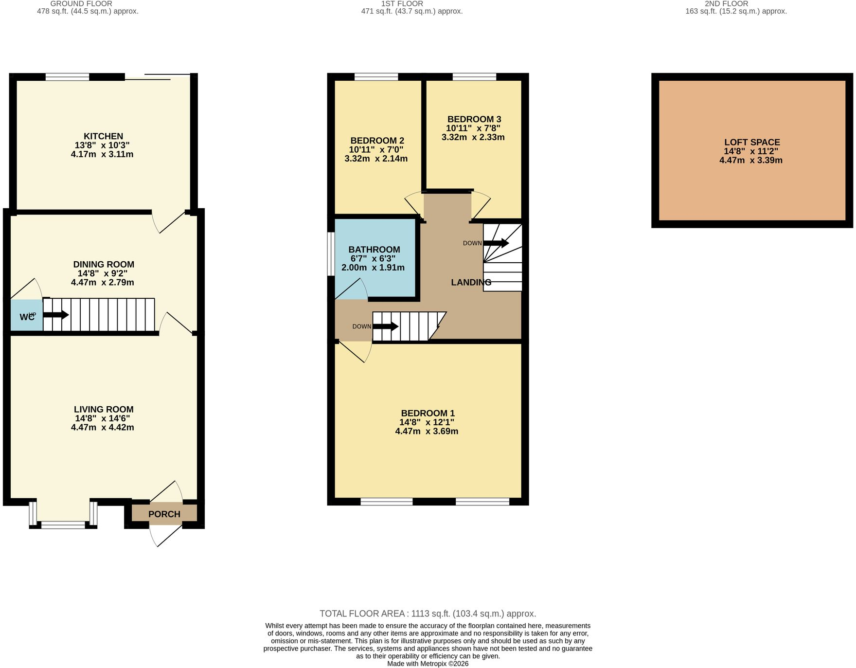 Birchfield Avenue, Bury, BL9 floorplan