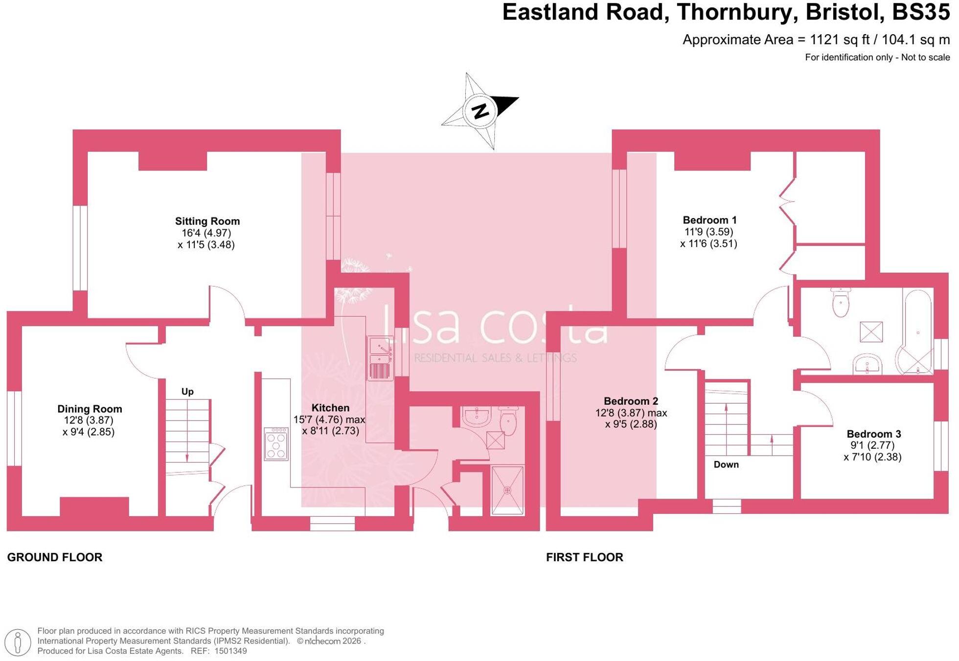 Eastland Road, Thornbury, BS35 floorplan
