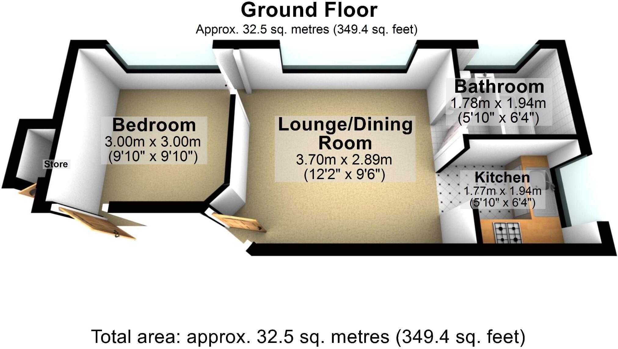 Old Hall Road, Sale, Greater Manchester, M33 floorplan