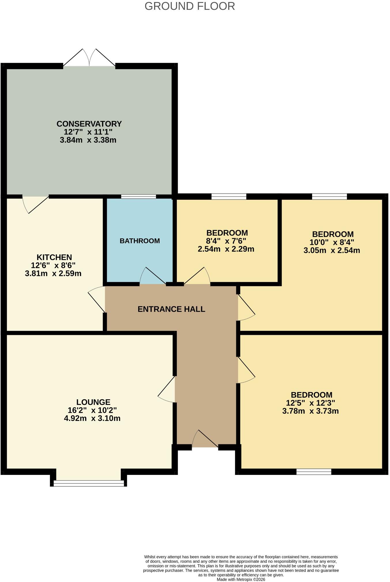 Blackfield, Southampton, Hampshire, SO45 floorplan