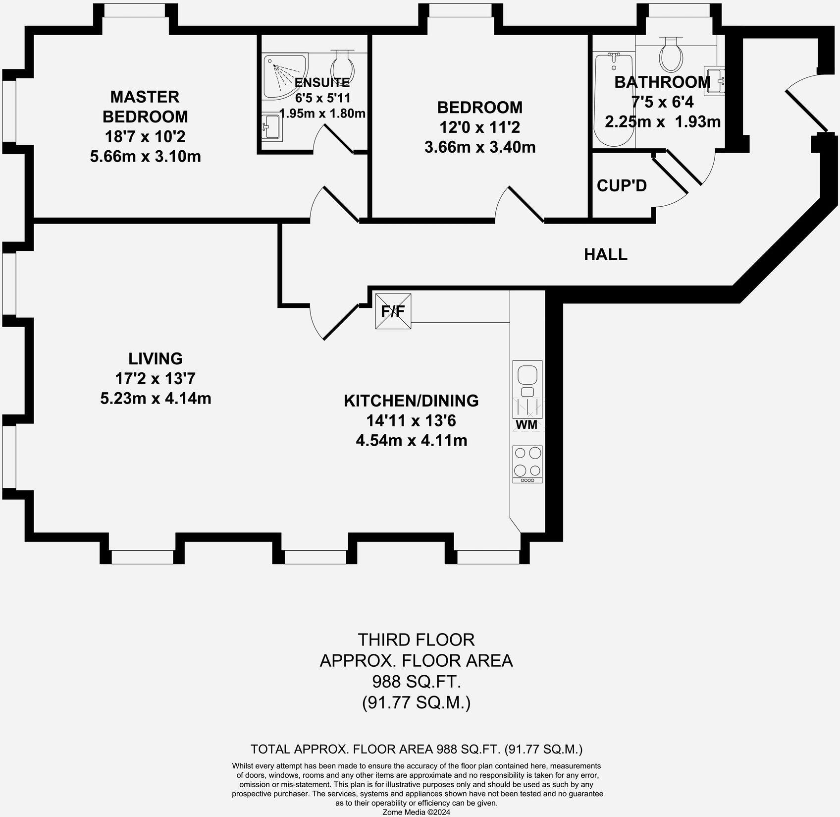 High Street, Tonbridge, TN9 floorplan