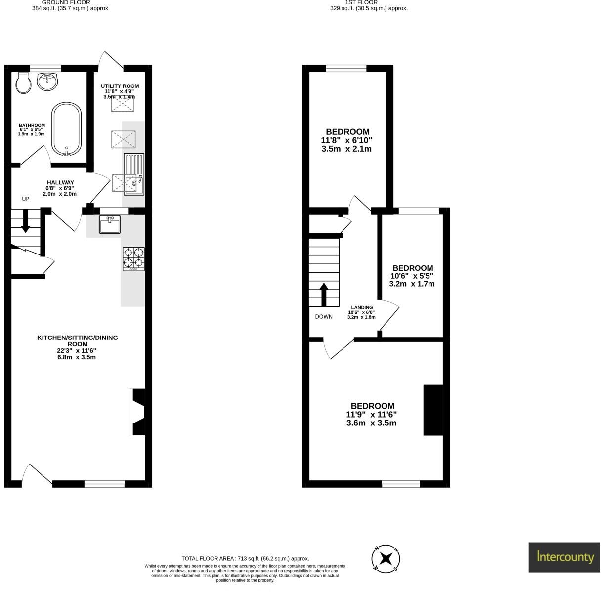 Pye Corner, Gilston, Harlow, Hertfordshire, CM20 floorplan