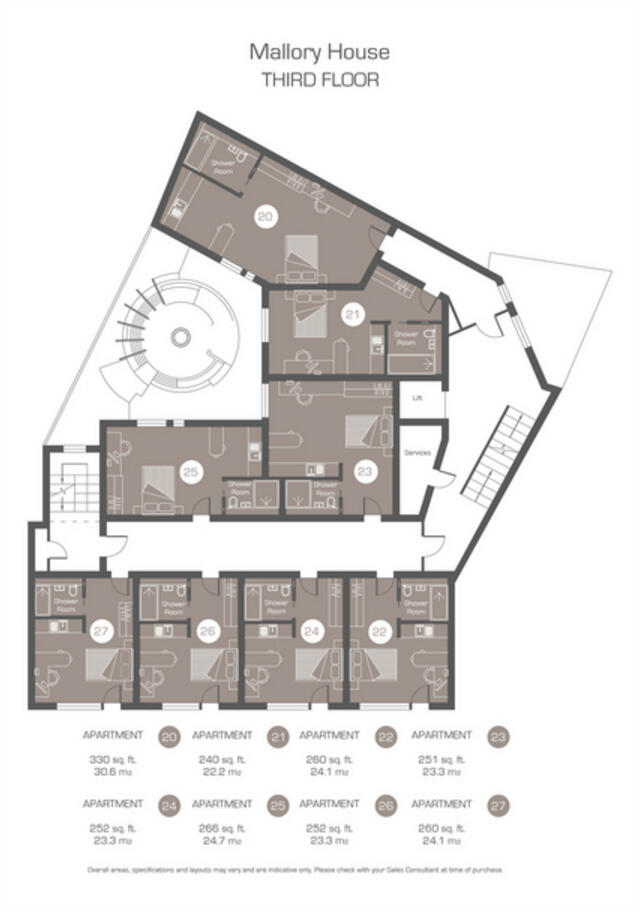 Mallory House, East Road, Cambridge floorplan