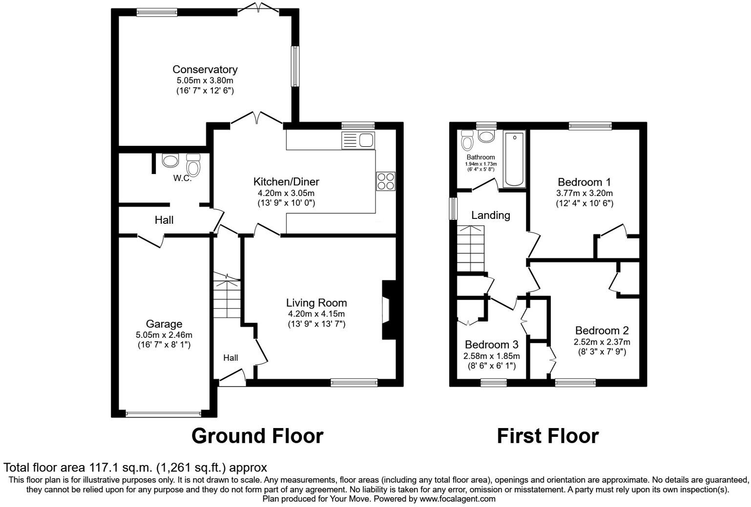 Meadow Close, Gosforth, Seascale, Cumbria, CA20 floorplan