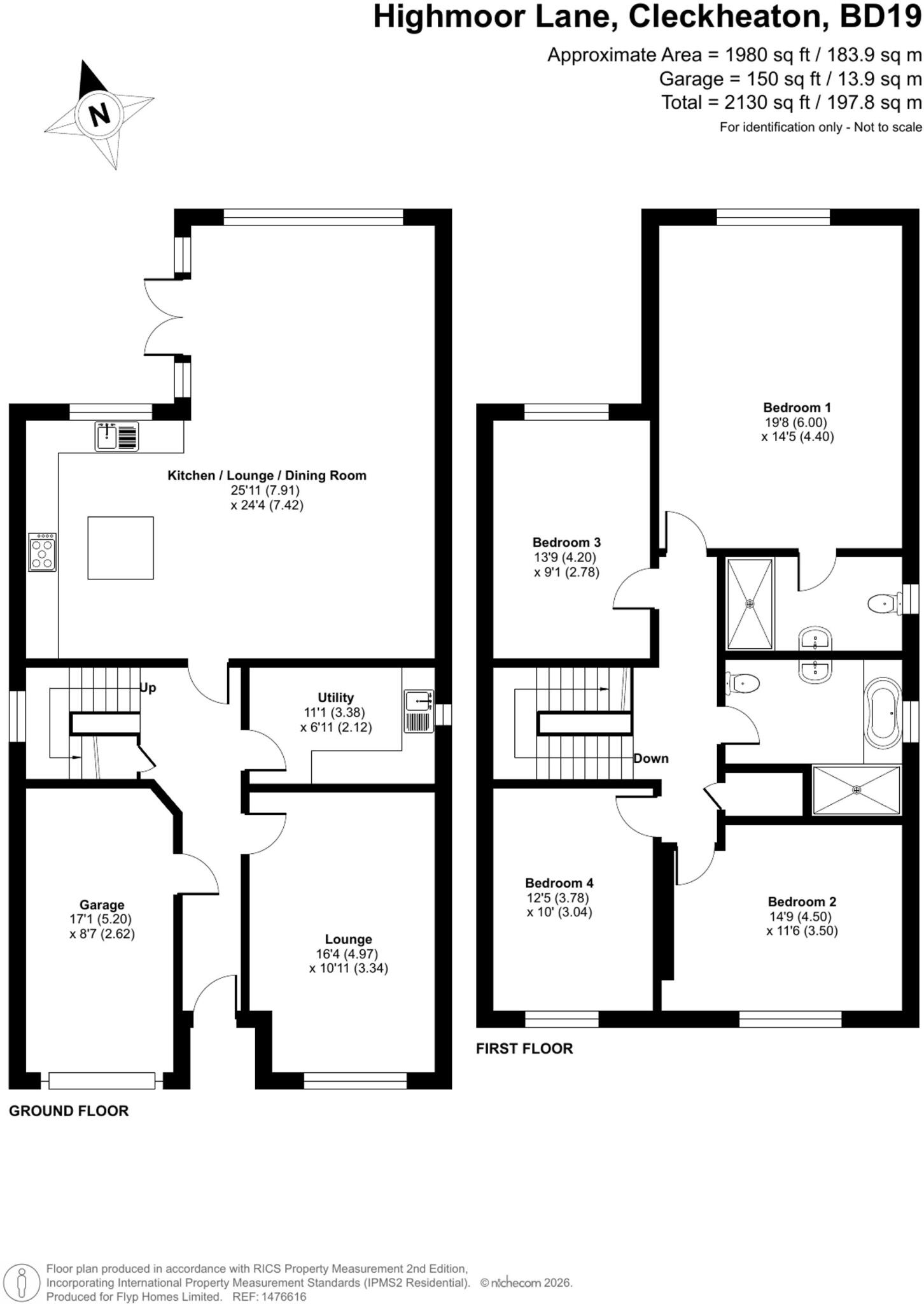Highmoor Lane, Cleckheaton, BD19 floorplan