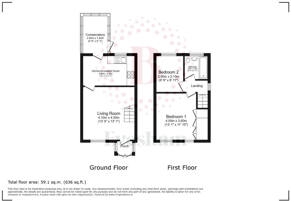St Marys Road, Evesham, WR11 floorplan