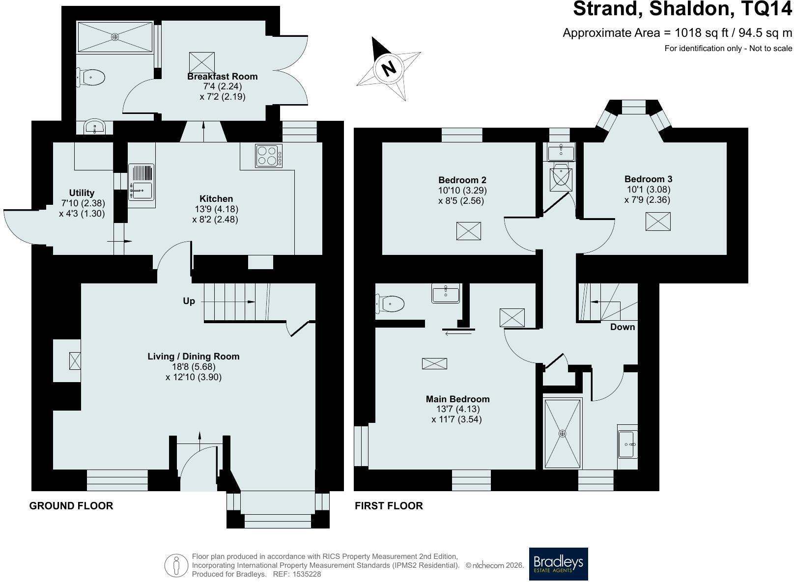 Strand, Shaldon, Devon floorplan