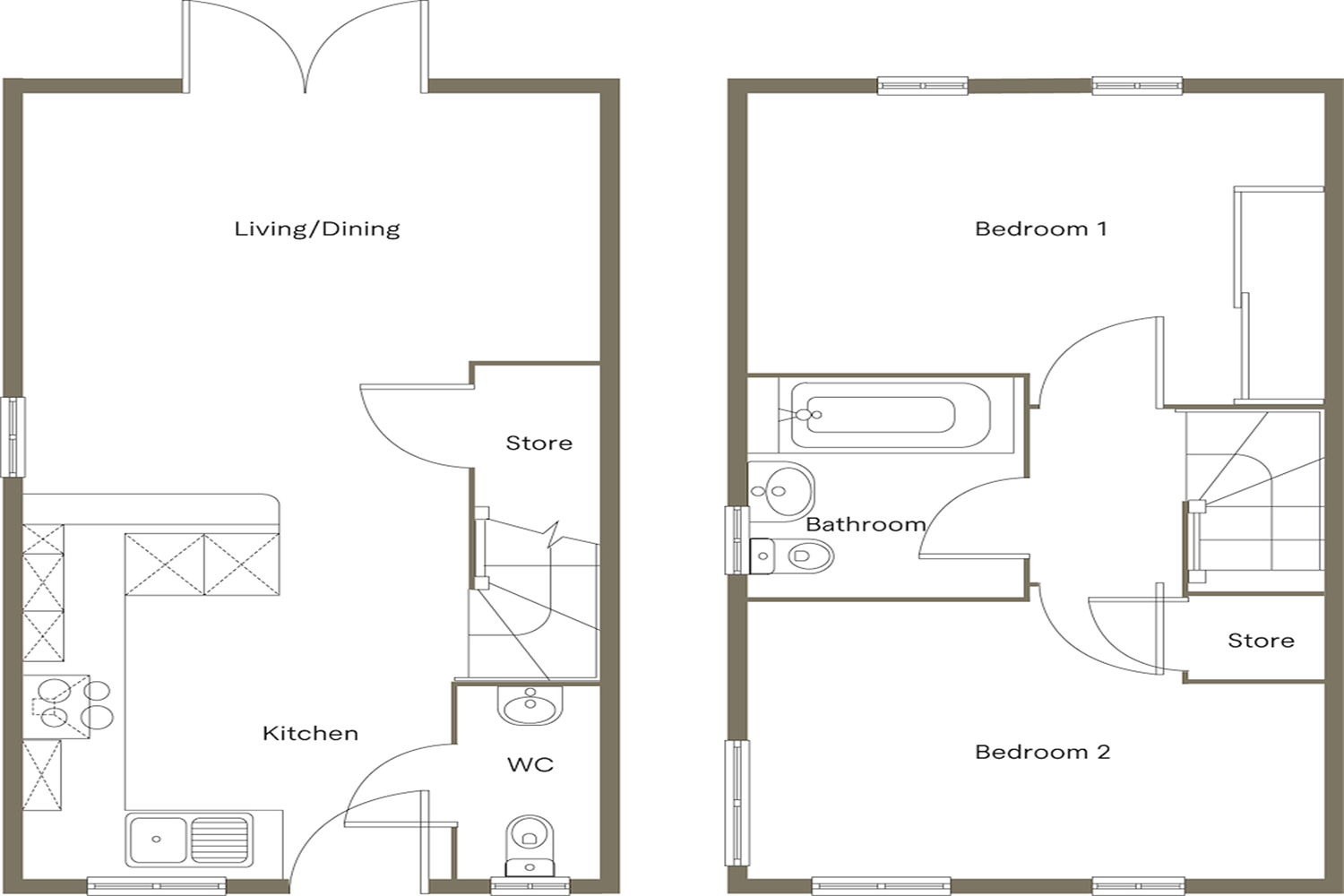 2 Sycamore Mews, Normanton, WF6 floorplan
