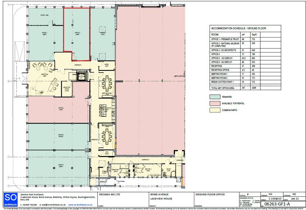 Office 2 - Ground Floor Plan