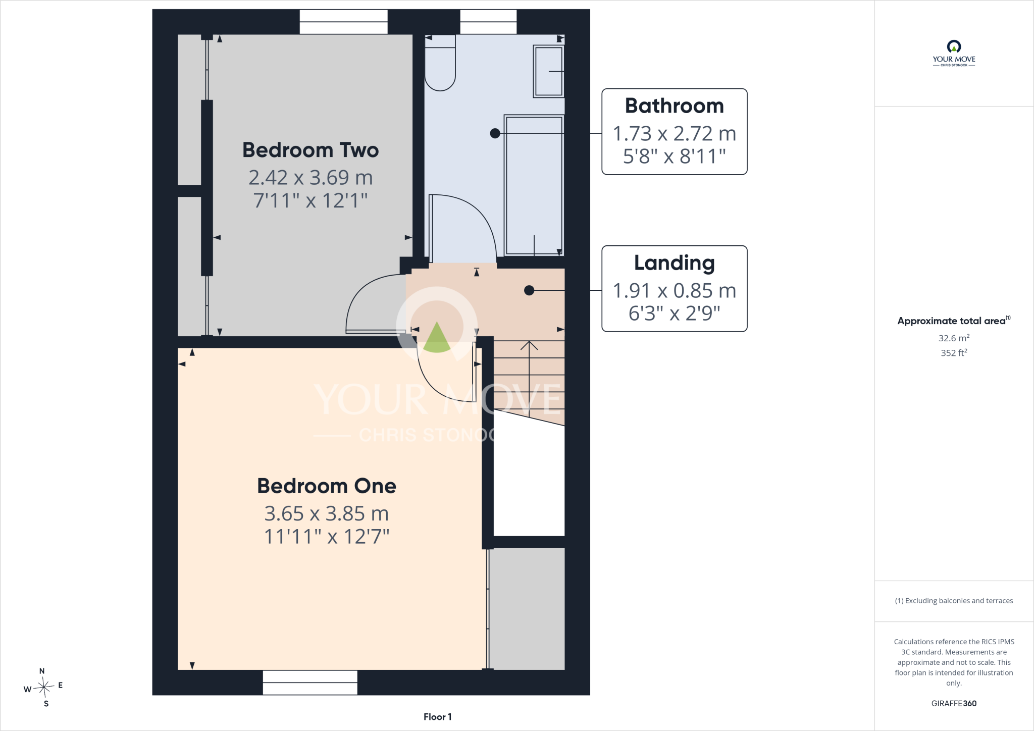 South View East, Highfield, Rowlands Gill, NE39 floorplan