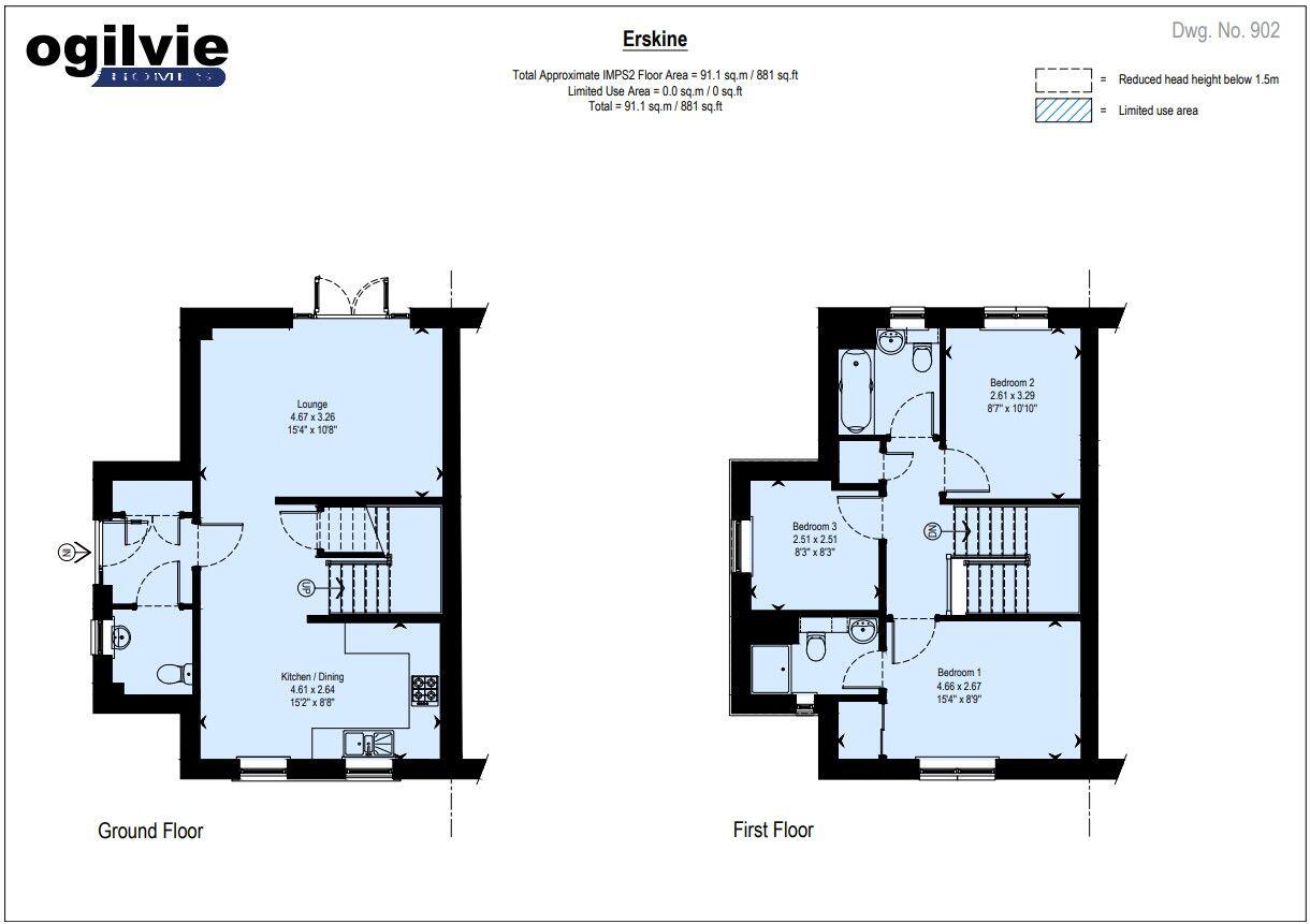 "Erskine" Royal Oaks, Dunipace, FK6 6FH floorplan