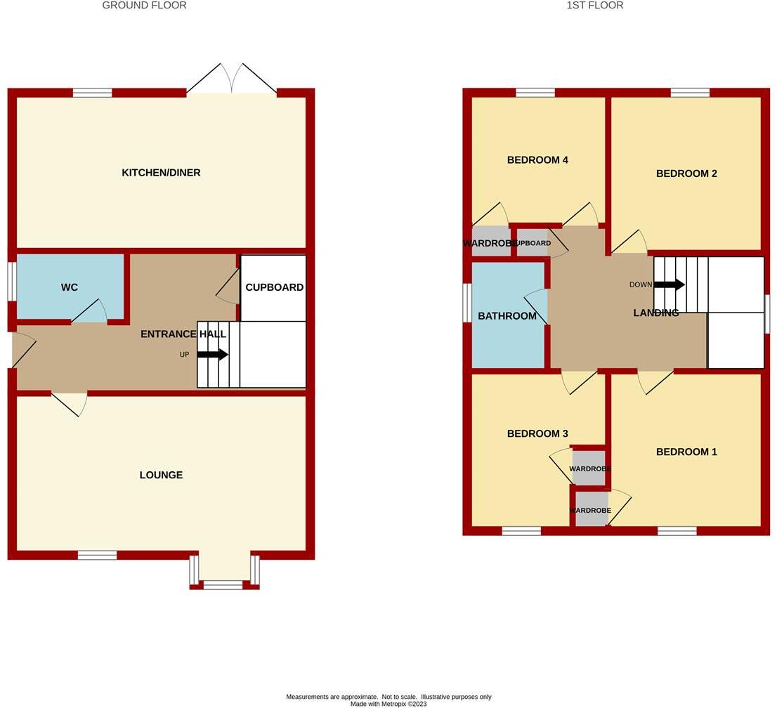 Pincoate, Highnam floorplan