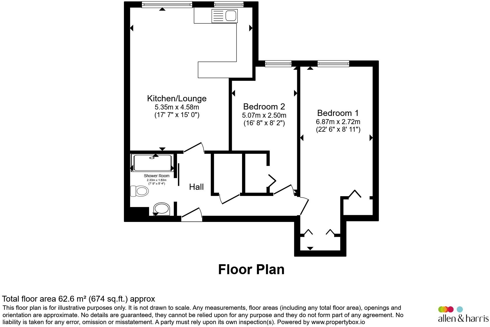 32, Springfield Court, Bishopbriggs, Glasgow floorplan