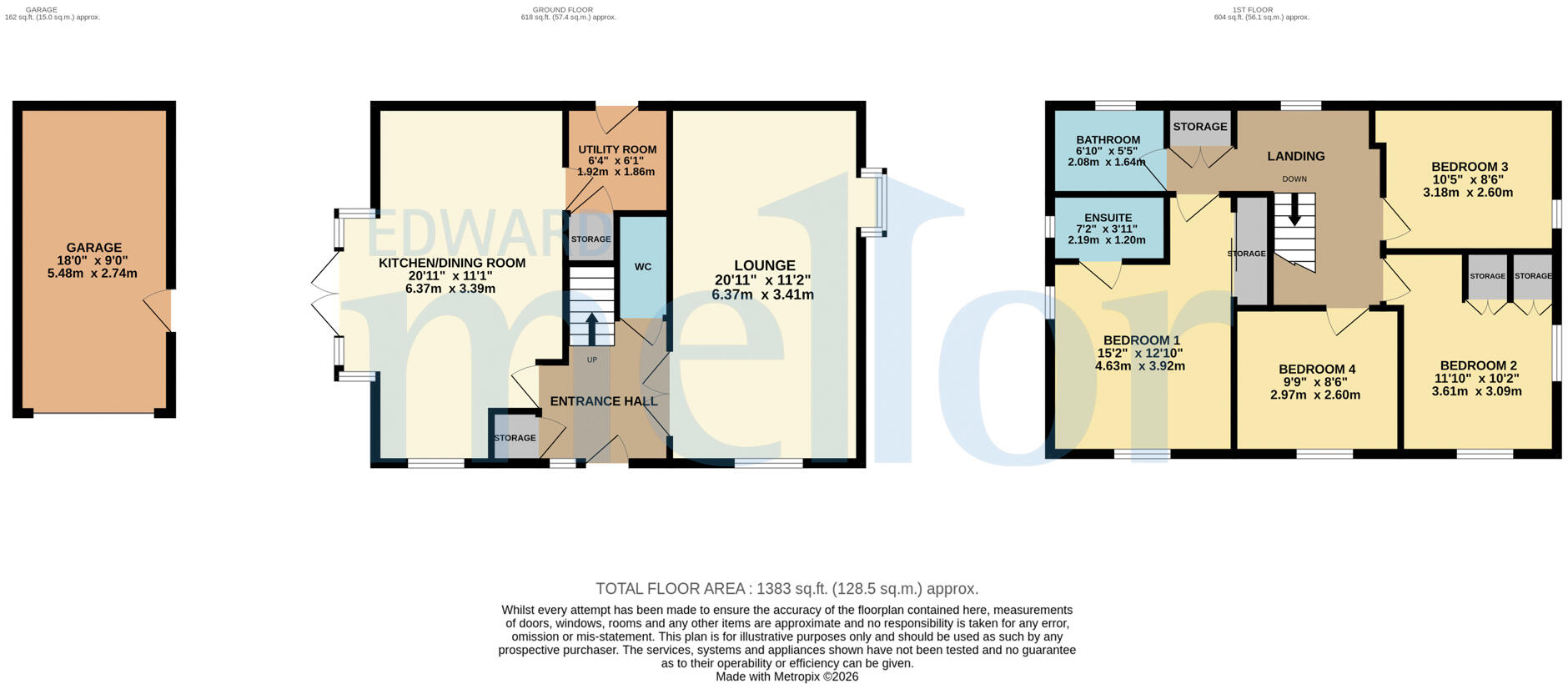 82, Camberwell Drive, Warrington floorplan