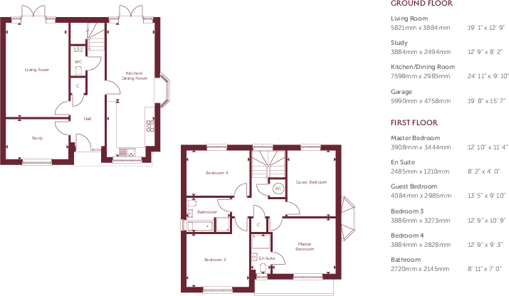 Maddoxford Gardens, Boorley Green floorplan