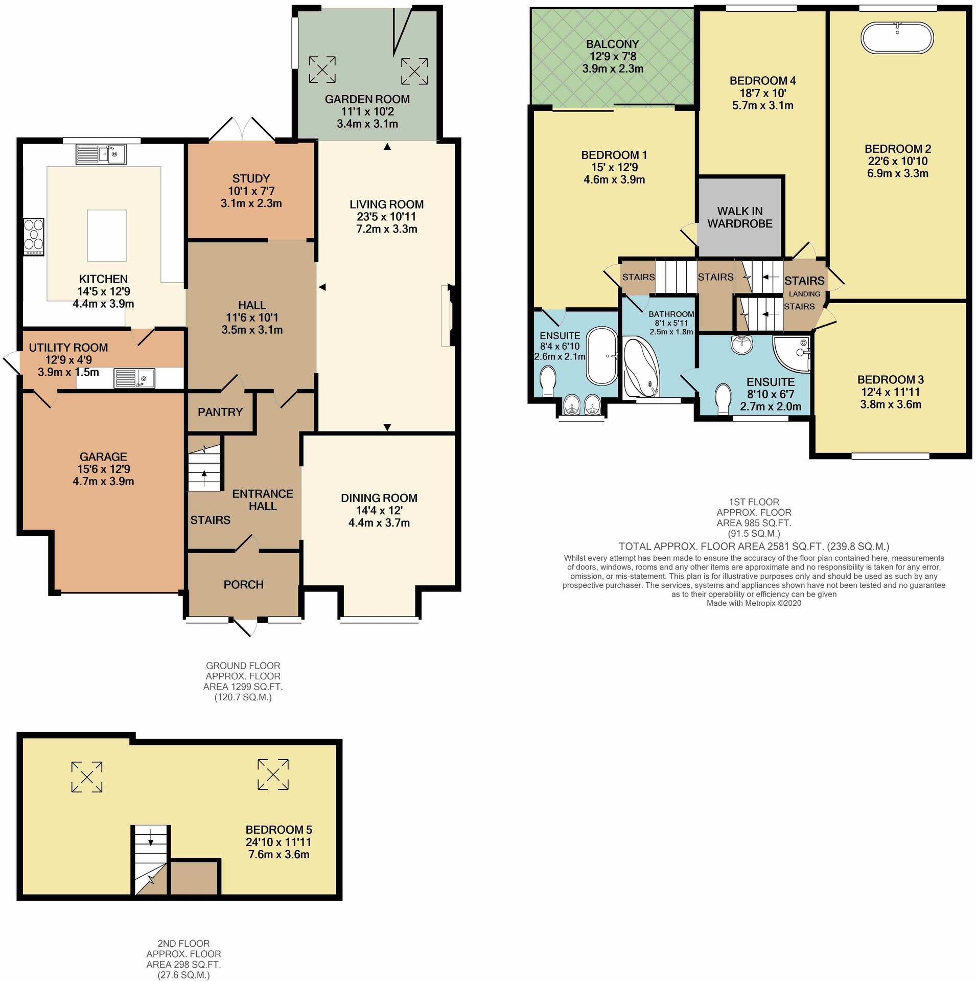 9, Parkland Avenue, Kidderminster, DY11 floorplan