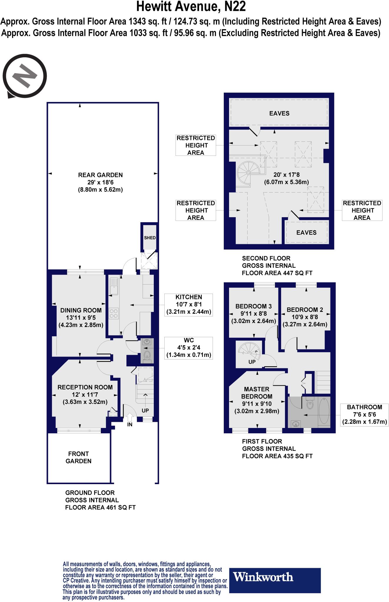 Hewitt Avenue, London, N22 floorplan
